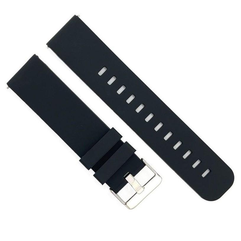 Diloy 腕時計ベルト シリコン 耐汗性 ヨーロピアン ソフトタッチ スマートウォッチ ブラック 22mm |  | 01