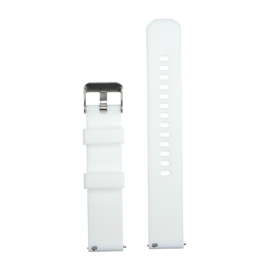 Diloy 腕時計ベルト シリコン 耐汗性 ヨーロピアン ソフトタッチ スマートウォッチ ホワイト 18mm |  | 02
