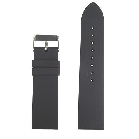 Diloy 腕時計ベルト スマートウォッチ シリコン 耐汗性 ヨーロピアン ソフトタッチ ブラック 24mm |  | 02