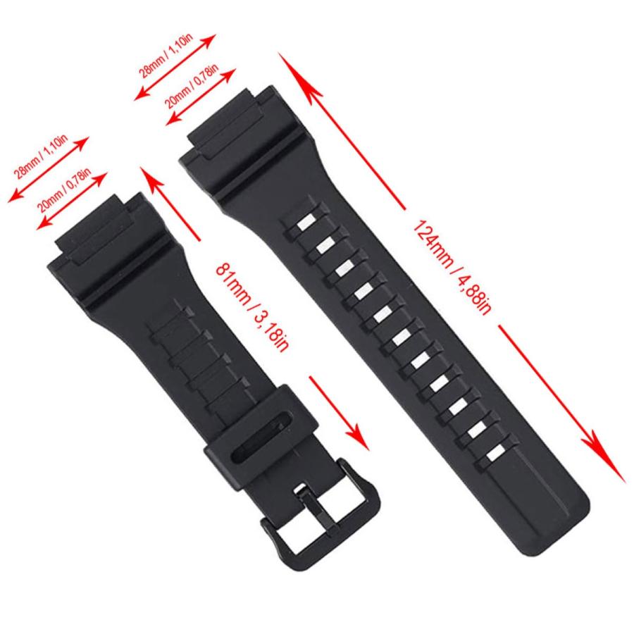 互換品 Diloy 腕時計 ベルト カシオ バンド  AEQ-110BW-9AV, AEQ-110W-1AV, AEQ-110W-1BV, AQ-S810W-1A3V |  | 01