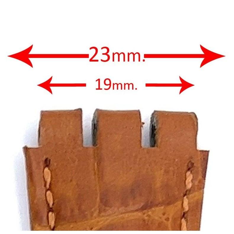 互換品 Diloy Swatch スウォッチ カーフレザー 本革 腕時計ベルト バンド 19mm(23mm)用 イエロー | Swatch | 03