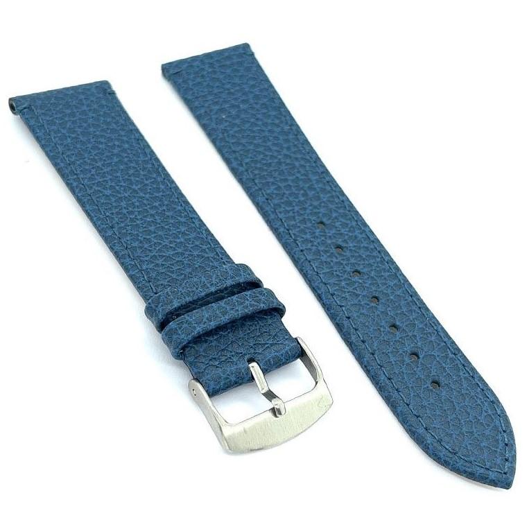 Diloy 腕時計ベルト 20mm イタリアン カーフレザー ステッチ Ref.86フラット 本革 バンド ネイビーブルー |  | 01