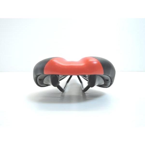 自転車 サドル 厚いクッション 穴あき ブラックxレッド |  | 02