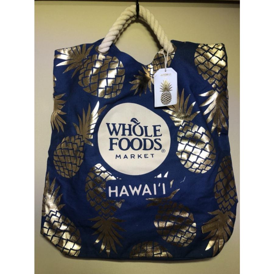 WHOLE FOODS ホールフーズ トートバッグ ハワイ パイナップル ショッピングバッグ エコバッグ HAWAII ハワイ限定 | 