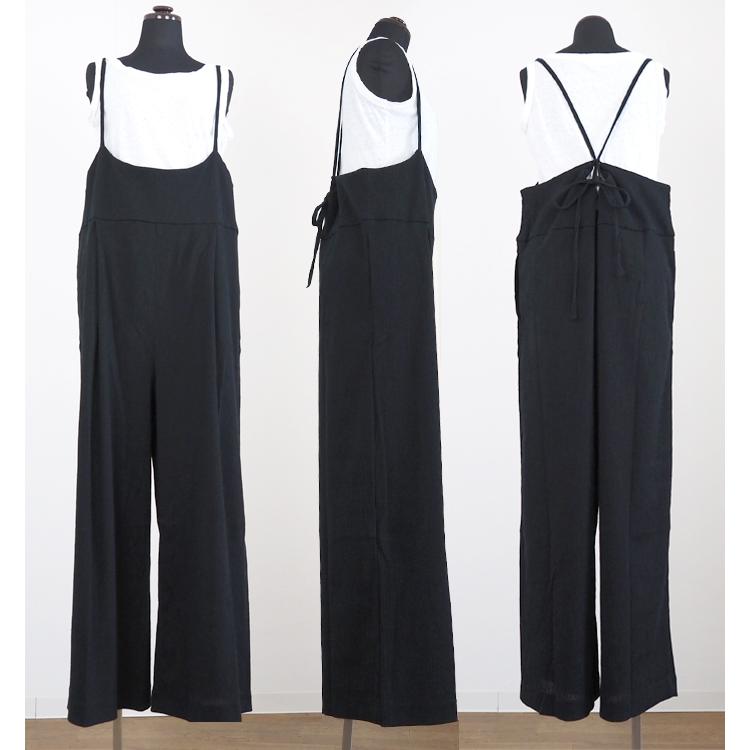 新品22,000円☆SCOT CLUB サロペットパンツ☆３８☆ヤマダヤ squady（スカディ） 楊柳カットソーサロペット パンツ レディース 012