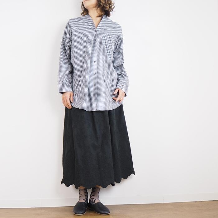MIDIUMISOLID SALE ミディウミソリッド レースギャザーミディ