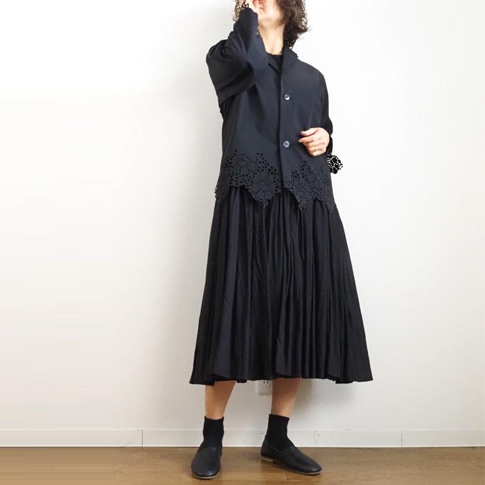 MIDIUMISOLID ミディウミソリッド カットレース ジャケット MIDIUMISOLID SALE ミディウミソリッド カットレース ジャケット