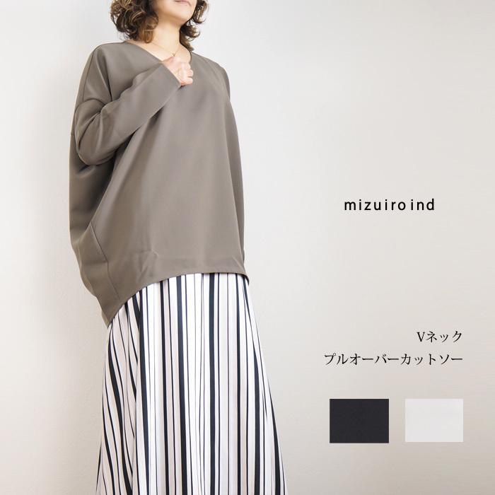 Vネックプルオーバーカットソー レディース Mizuiro Ind ミズイロインド 1 セレクトショップagil 通販 Yahoo ショッピング