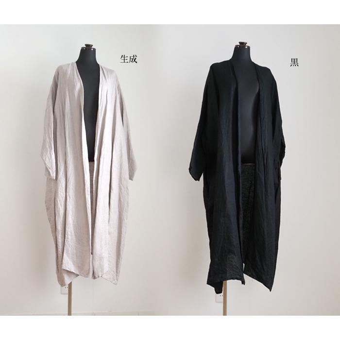 mizuiroind SALE ミズイロインド リネンコート 麻 ロング