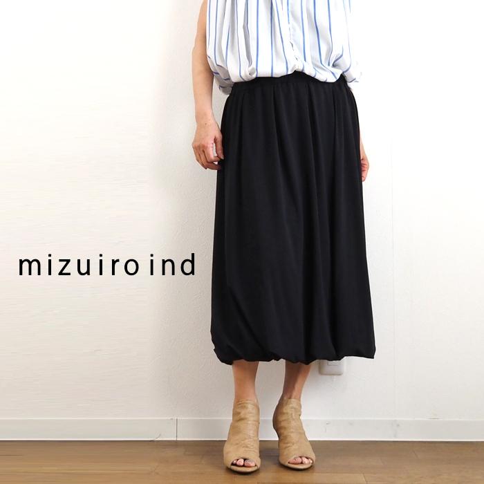 mizuiro ind ミズイロインド スカート バルーンスカート ブラック