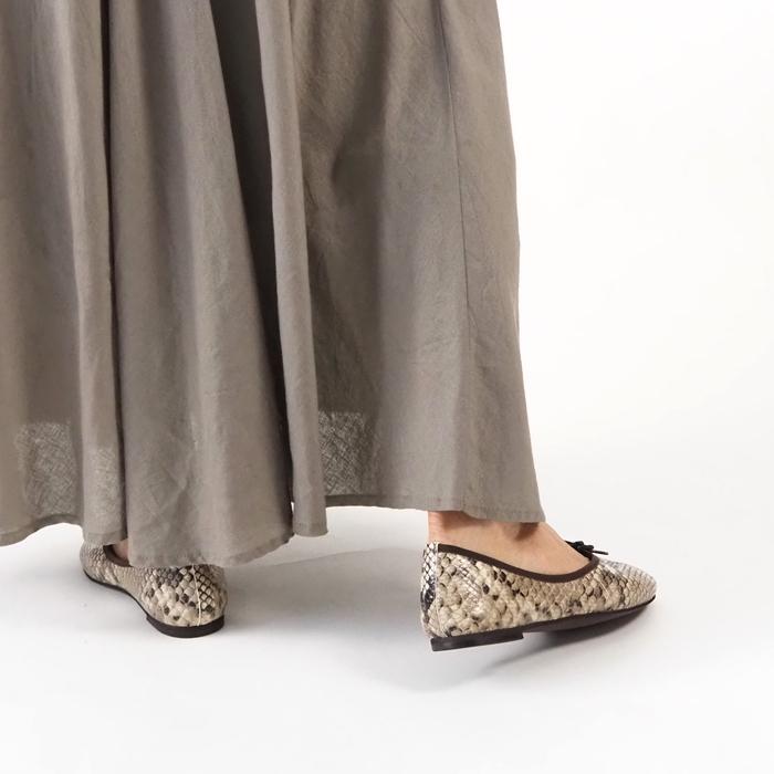 アトリエブルージュ　本革バレエシューズ ATELIER BRUGGE/アトリエブルージュ バレエシューズ レザー