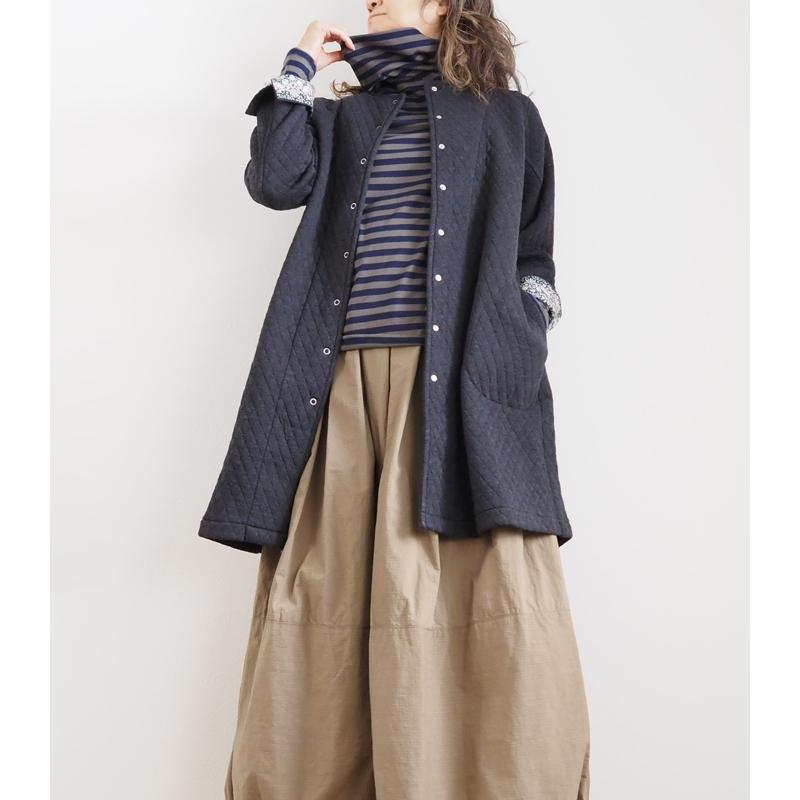 mizuiro ind ボーダーハイネックワイドプルオーバー mizuiroind ボーダーワイドハイネックプルオーバー ミズイロ