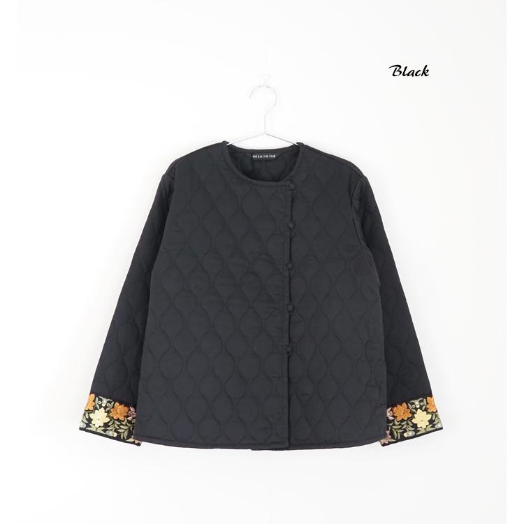 ちゅんちゅんmizuiro indキルティング刺繍テープベスト ちゅんちゅん様専用mizuiro indキルティング刺繍テープベスト - メルカリ