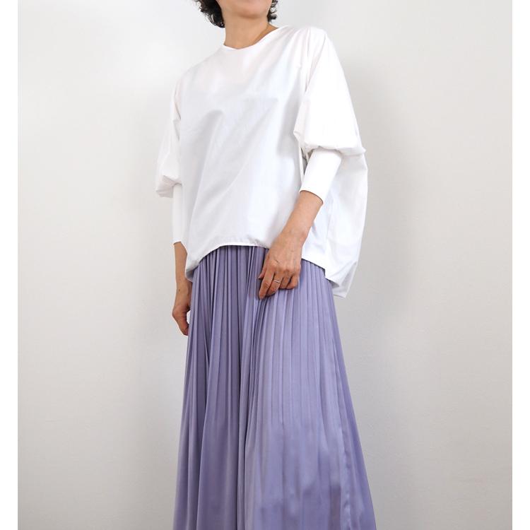 mizuiroind（ミズイロインド） クルーネックコクーンプルオーバー