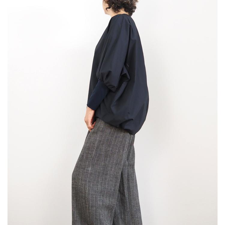 mizuiroind（ミズイロインド） クルーネックコクーンプルオーバー