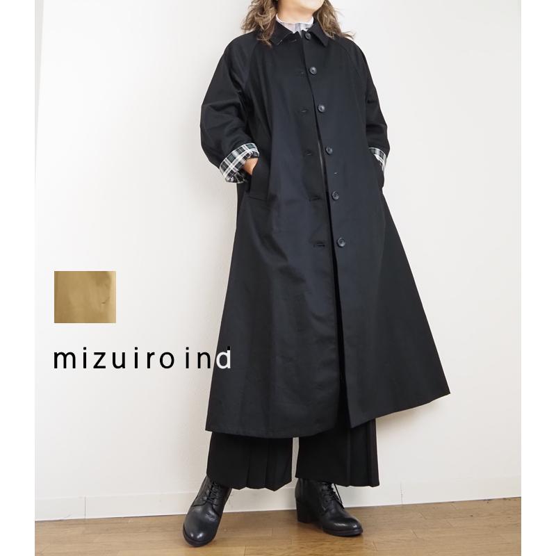 mizuiroind ミズイロインド mizuiro ind ステンカラーコート mizuiroind ミズイロインド mizuiro ind ステンカラーコート