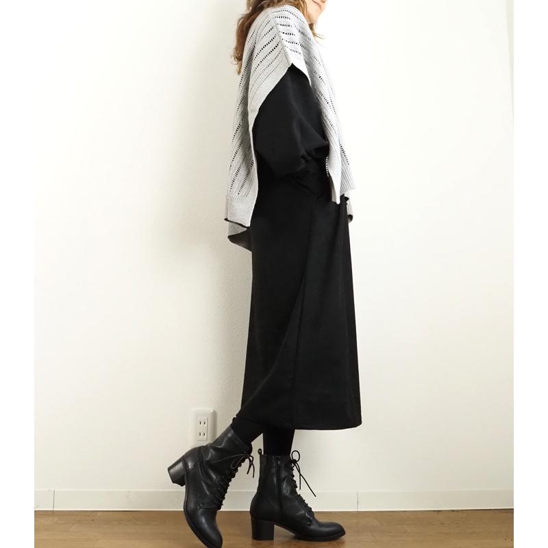 mizuiroind（ミズイロインド） ワイドケープ プルオーバーニットベスト