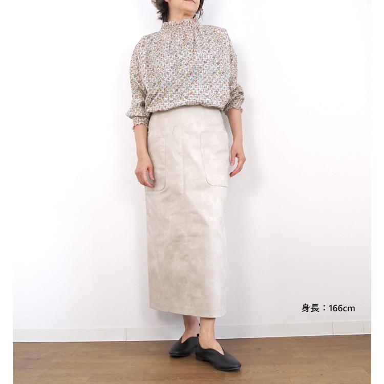 sosotto ソソット ブラウス リバティプリント2ウェイゴム sosotto ソソット ブラウス リバティプリント2ウェイゴム