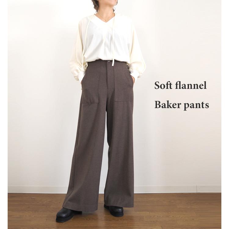 ヴァクトー　パンツ　Sサイズ Cynical（シニカル） ベーカーパンツ ソフトフランネル レディース 552