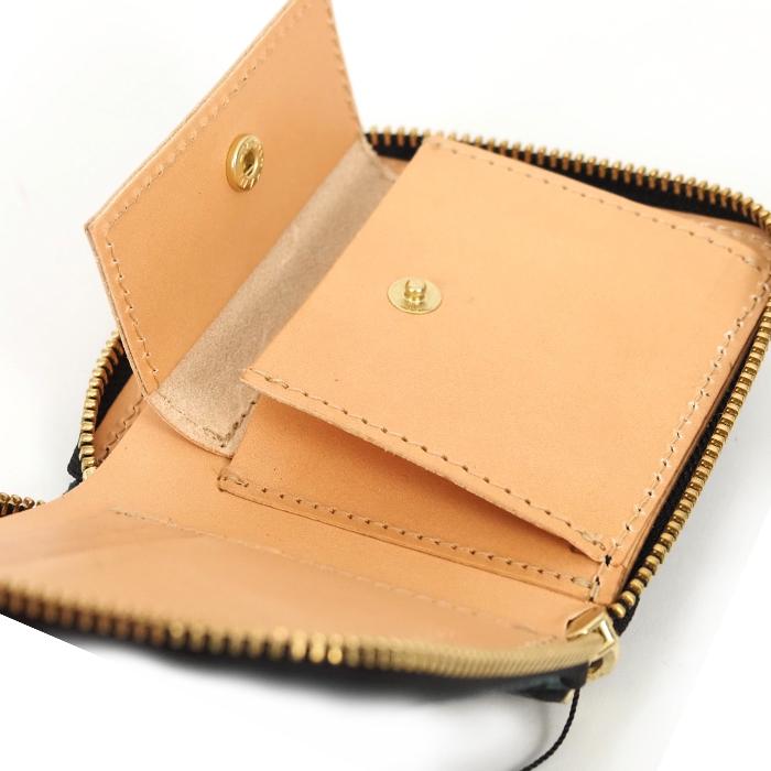 ATELIER BRUGGE アトリエブルージュ 2つ折り財布 革 毛付き