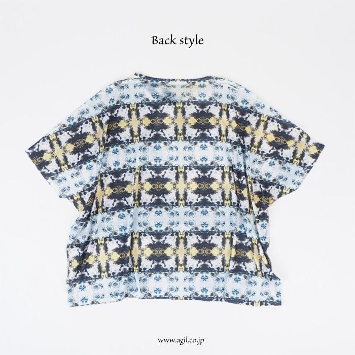 ♪新品未使用♪2018ss♪CILANDSIA♪プリントシャツ♪ CILANDSIA SALE チランドシア Tシャツ プリント 総柄 半袖