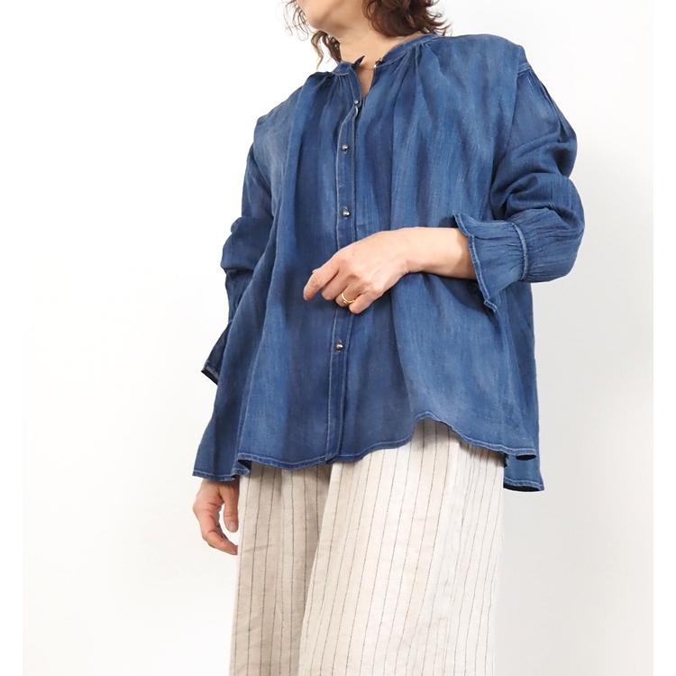Boutique Ordinary（ブティークオーディナリー） シアーデニムシャツ