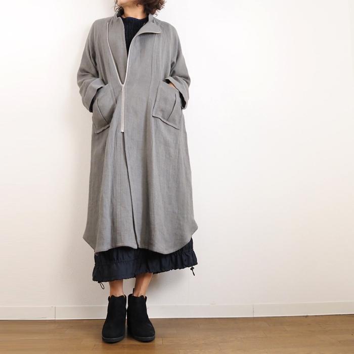 SALE フィラルフレア FERAL FLAIR ジッパーライトコート スタンドカラー レディース 30代 40代 50代_11