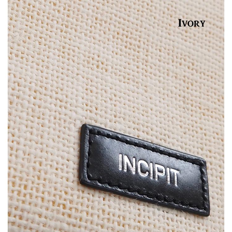 INCIPIT（インキピット） あずまショルダーバッグ 本革xジュート