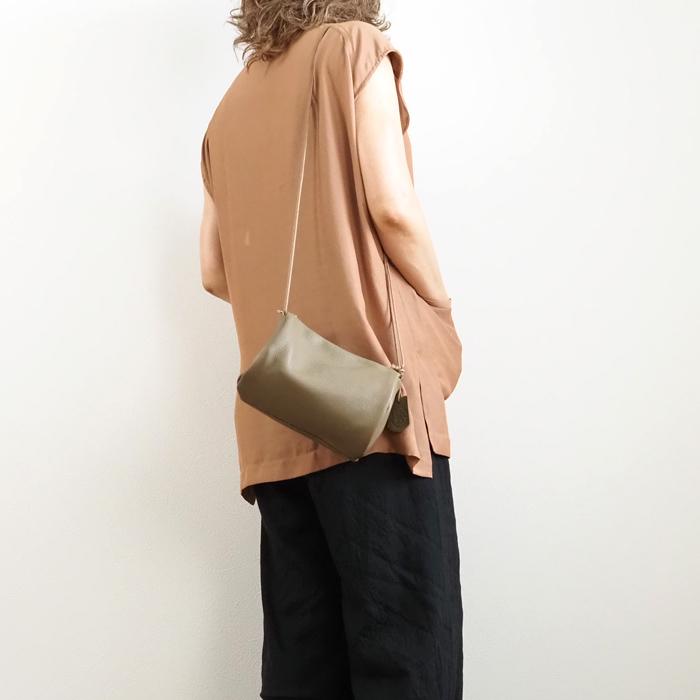 REN（レン） キャニスターショルダーバッグ やぎ革 still スティル