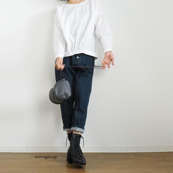 REN（レン） キャニスターショルダーバッグ やぎ革 still スティル