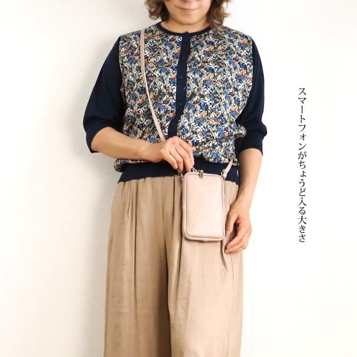 MARLON FIRENZE（マーロンフィレンツェ） スマホポーチ イタリアレザー