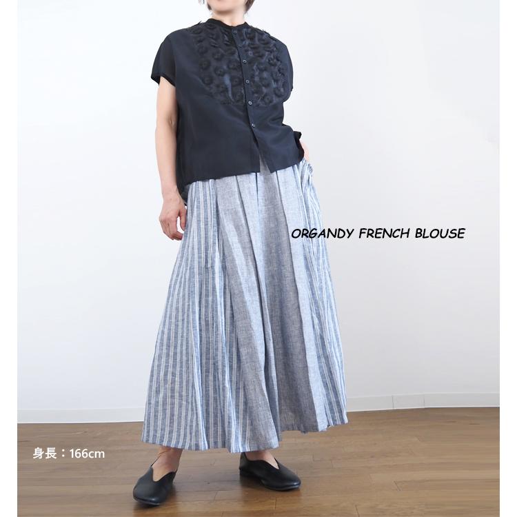 【超美品】MANON　マノン　リネン　ブラウス 楽天市場】【20％OFF】MANON(マノン)ファンスリーブリネン