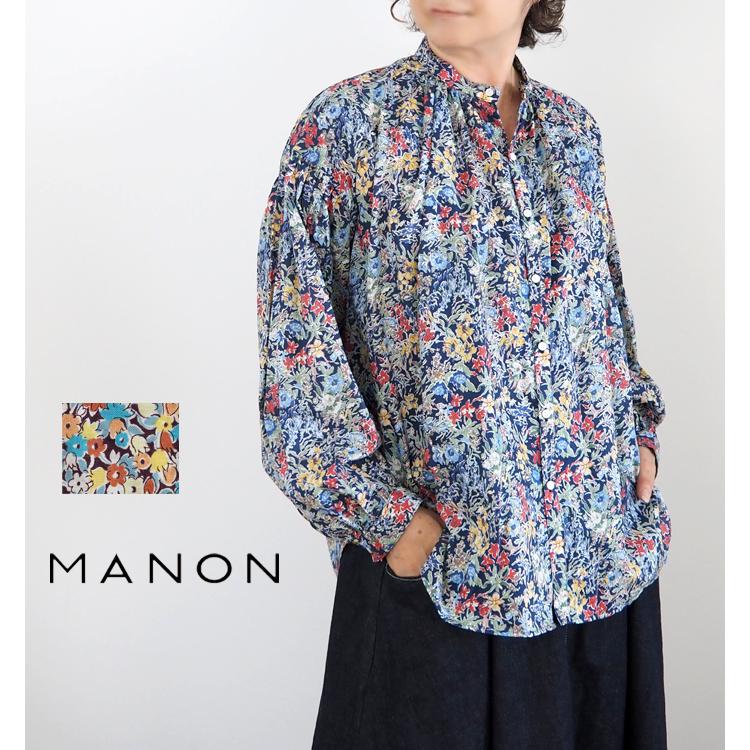 MANON（マノン） リバティプリントアミカルシャツ レディース mnn-spsh