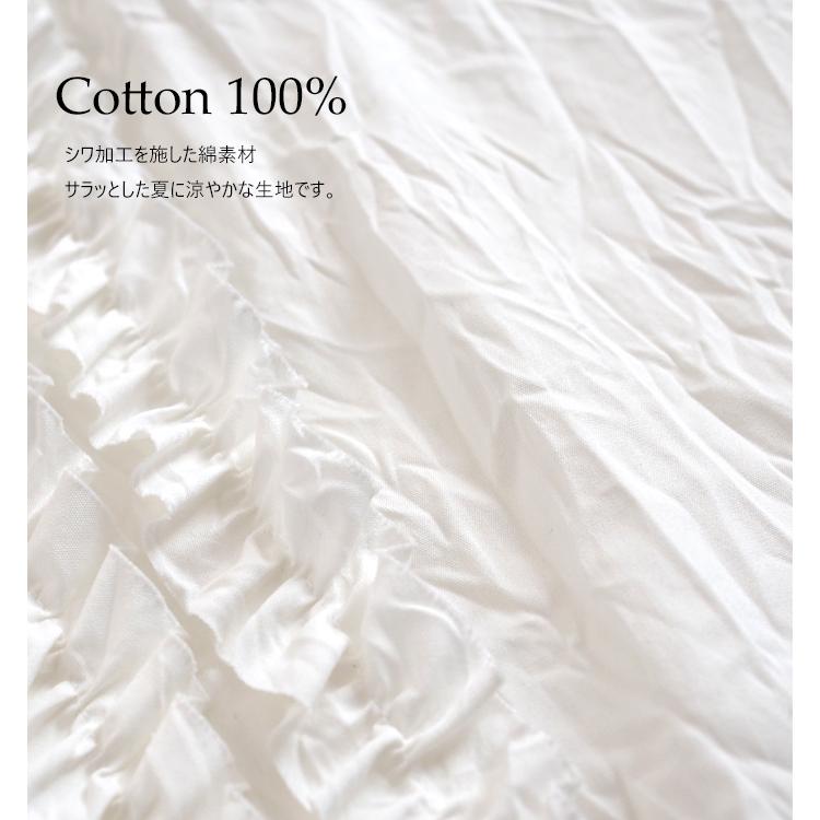 ニコルソンアンドニコルソン nicholson and nicholson シワ加工 フレンチスリーブフリルシャツ RAY-CC | nicolson&nicolson | 04