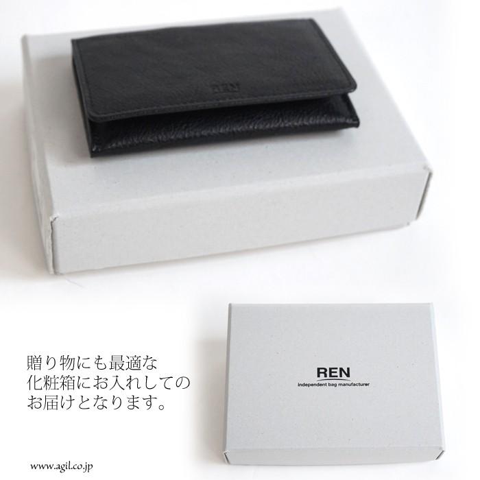 REN レザー 名刺入れ / カードケース カード・名刺ケース》シンプルなデザインでスマートに。 – REN