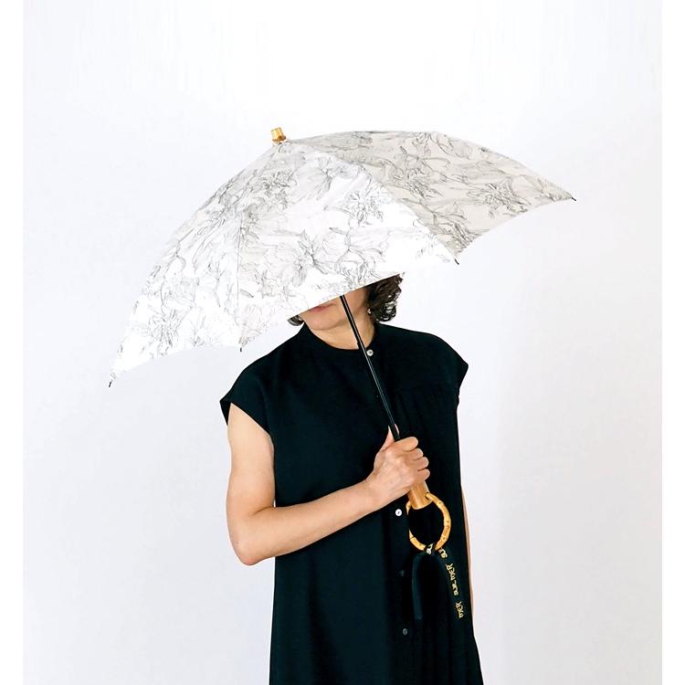 SUR MER（シュールメール） 日傘 折りたたみ 傘 花柄 日本製 晴雨兼用
