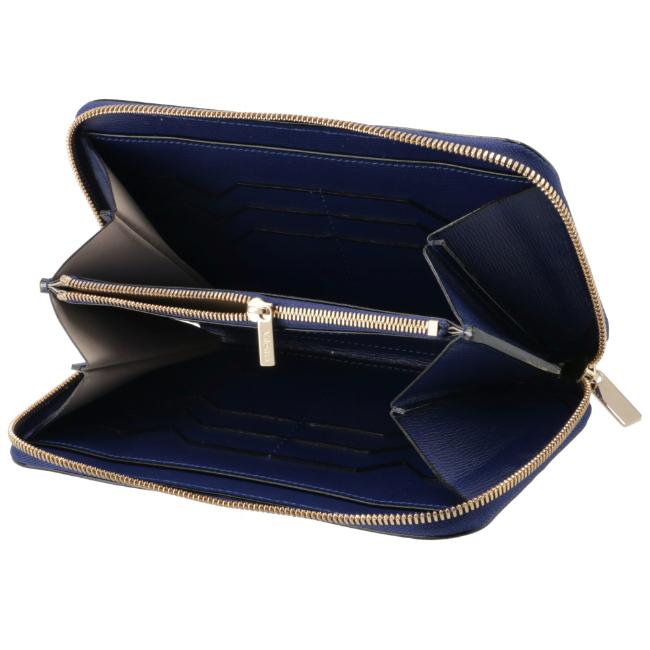 ヴァレクストラ/VALEXTRA 財布 メンズ CLASSIC ZIP PURSE/グレインカーフスキン ラウンドファスナー長財布 ROYAL BLUE V9L06-044-00ROOC｜agio-aj｜04