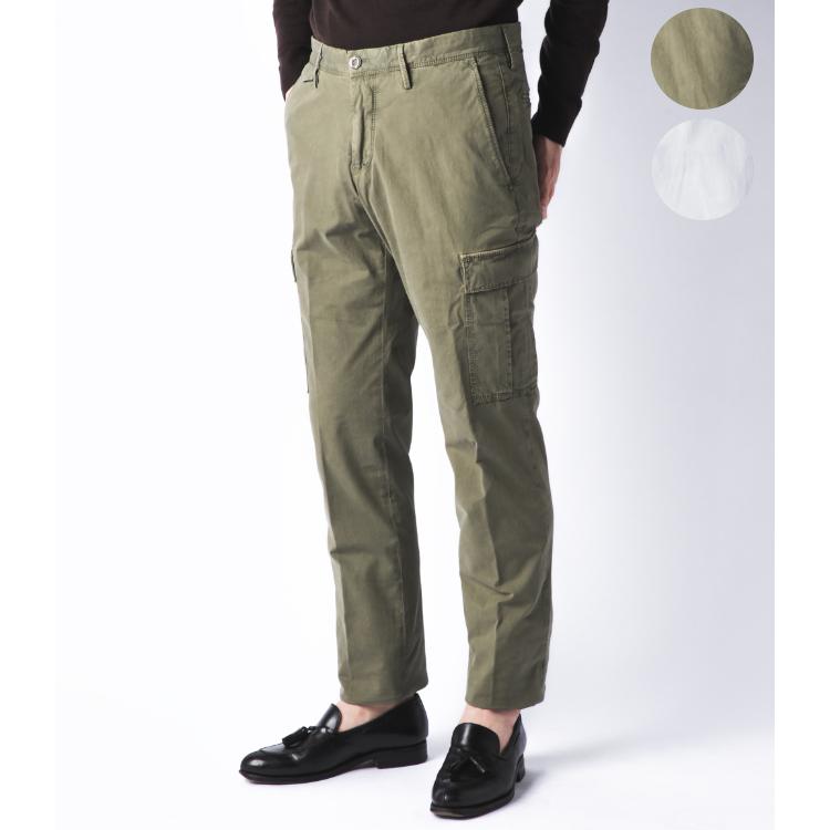 オーダー 激安 21年秋冬sale ピーティートリノ Pt Torino パンツ メンズ ガーメントダイ Courier スリムカーゴパンツ Cottcr Nu06 通販 オンライン Www Superavila Com