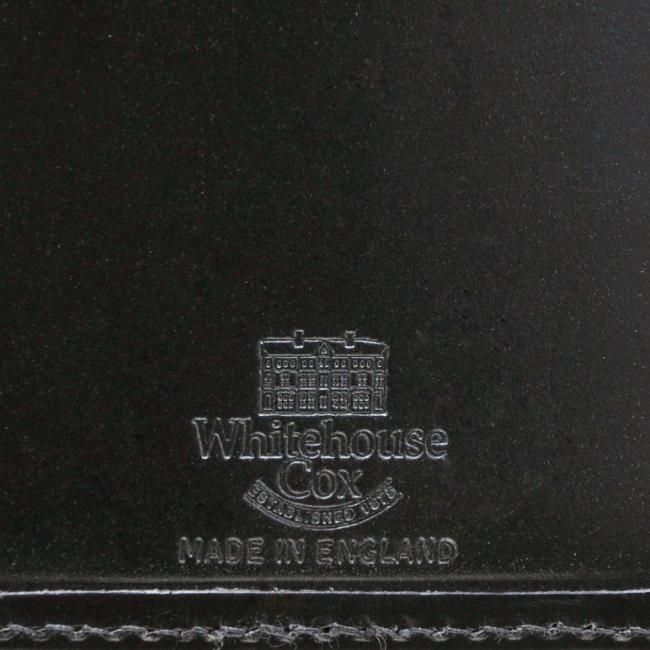 ホワイトハウスコックス/WHITEHOUSE COX 財布 メンズ ブライドルレザー 二つ折り長財布 BLACK S8819-SC-0001｜agio-aj｜06