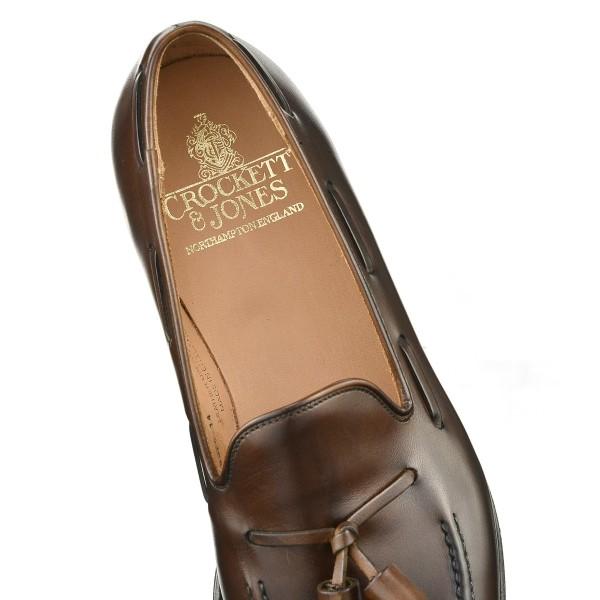 クロケットジョーンズ/CROCKETT&JONES シューズ メンズ キャベンディッシュ タッセルローファー ダークブラウン CAVENDISH-0021-0004｜agio-aj｜03