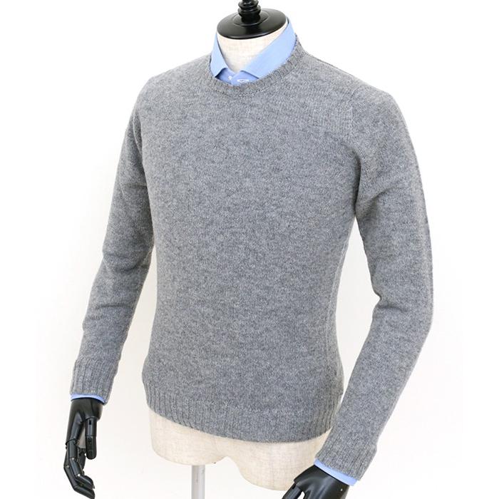 正規逆輸入品 メンズ ザノーネ クルーネックニット Zw287 Z4909 グレー クルーネックニット メンズ ニット ザノーネ Zanone グレー トップス Dagl Tg