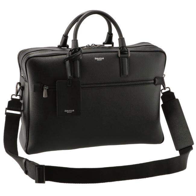 SALE】セラピアン/SERAPIAN バッグ メンズ DOUBLE BRIEFCASE WITH ZIP