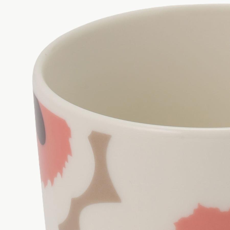 マリメッコ マグカップ おしゃれ Unikko (ウニッコ) 250ml ホワイト×クレイ×ダークワイン ギフト 北欧 食器 コーヒーカップ 日本正規品 爆買 | marimekko | 03