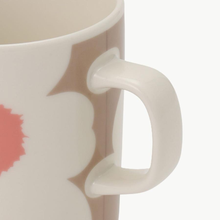 マリメッコ マグカップ おしゃれ Unikko (ウニッコ) 250ml ホワイト×クレイ×ダークワイン ギフト 北欧 食器 コーヒーカップ 日本正規品 爆買 | marimekko | 04