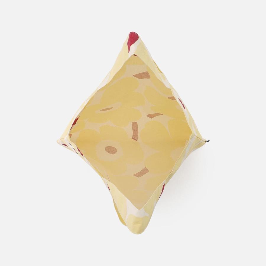 【日本限定】 マリメッコ トートバッグ Pieni Unikko (ピエニ ウニッコ) 43×43cm バターイエロー×レッド 北欧 おしゃれ レディース 日本正規品 爆買 | marimekko | 01