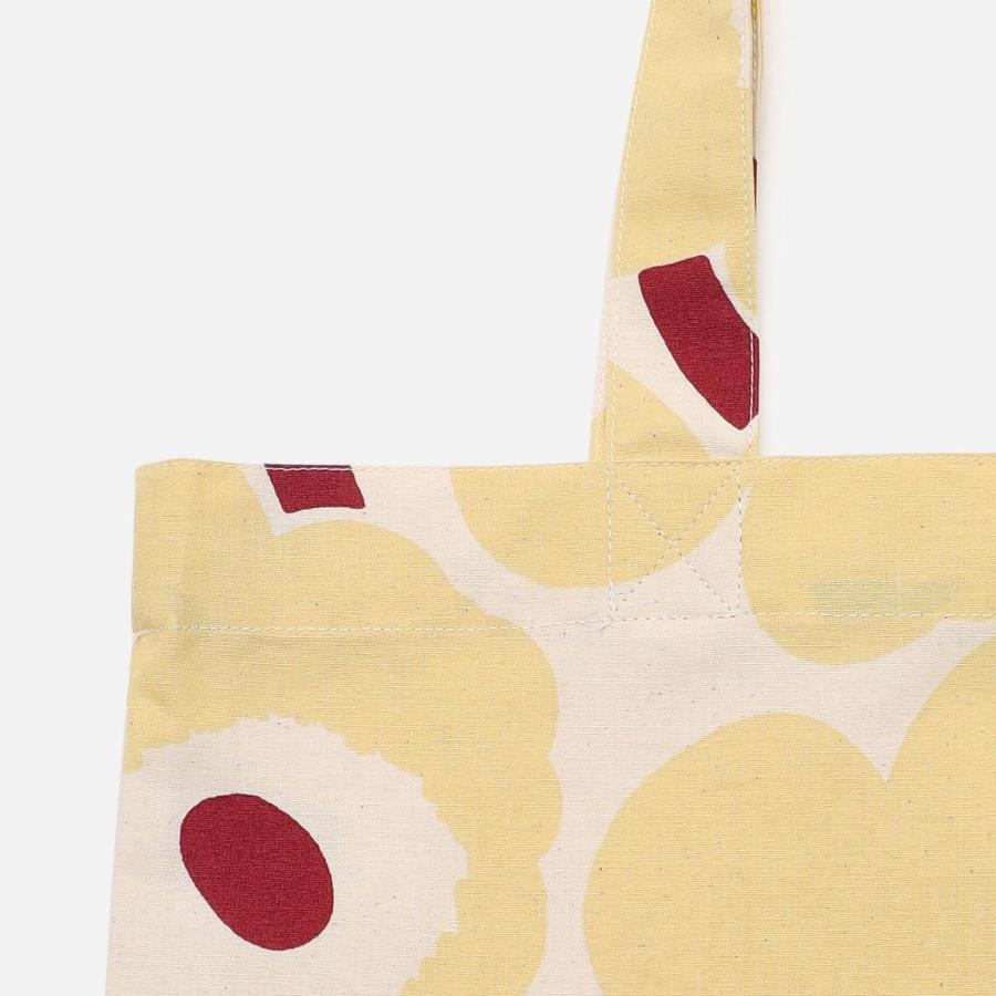 【日本限定】 マリメッコ トートバッグ Pieni Unikko (ピエニ ウニッコ) 43×43cm バターイエロー×レッド 北欧 おしゃれ レディース 日本正規品 爆買 | marimekko | 02