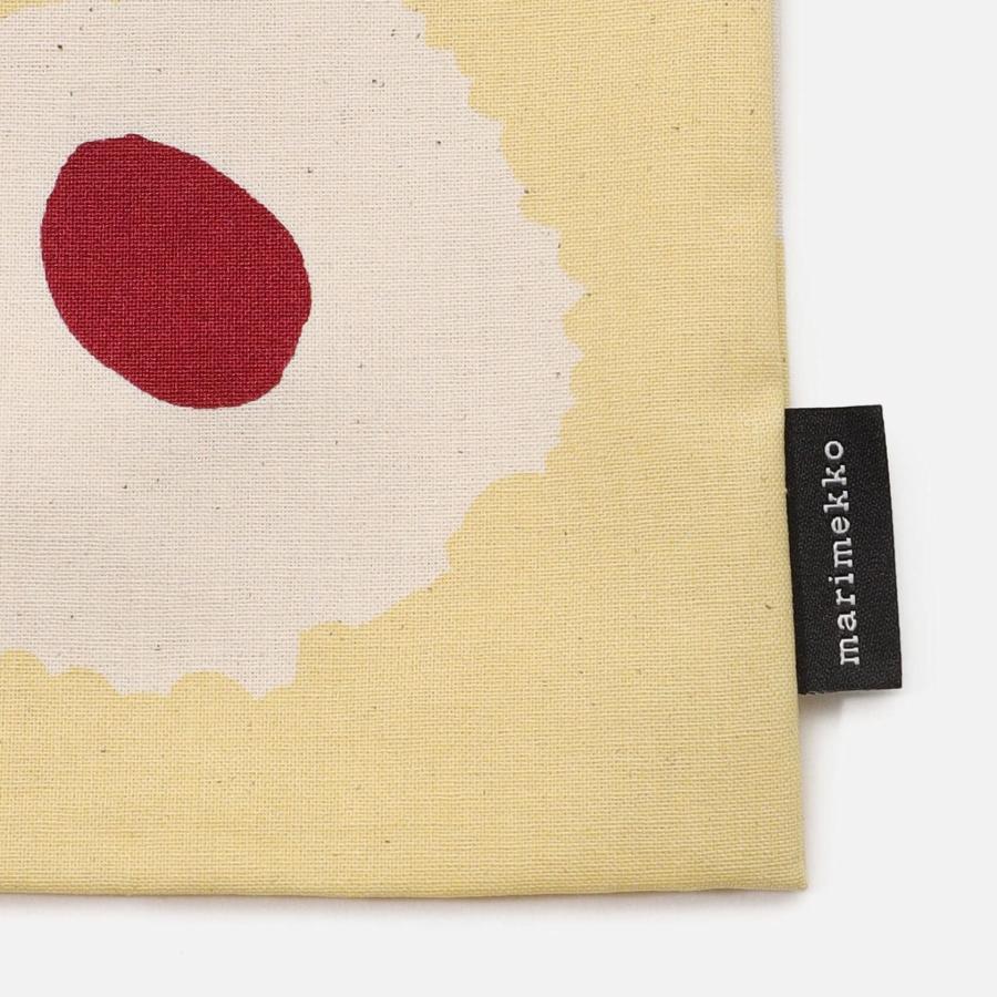 【日本限定】 マリメッコ トートバッグ Pieni Unikko (ピエニ ウニッコ) 43×43cm バターイエロー×レッド 北欧 おしゃれ レディース 日本正規品 爆買 | marimekko | 03