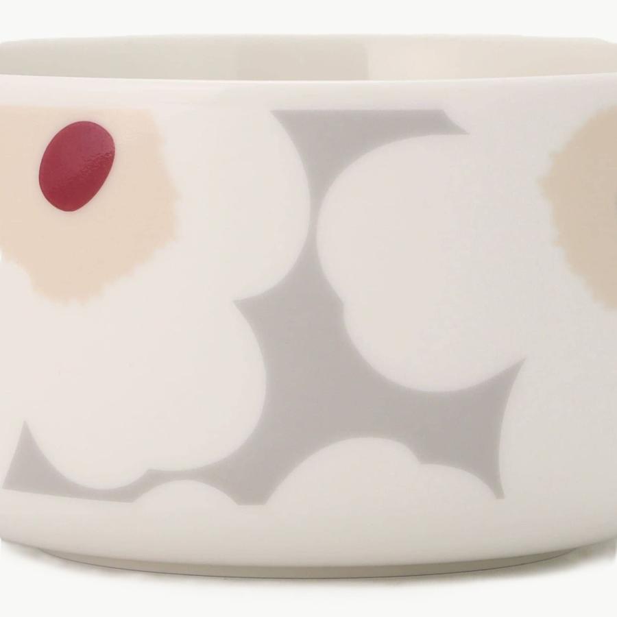 マリメッコ ボウル 小鉢 Unikko (ウニッコ) 500ml ライトグレー×ホワイト ギフト 北欧 食器 サラダボウル スープボウル 日本正規品 爆買 | marimekko | 04