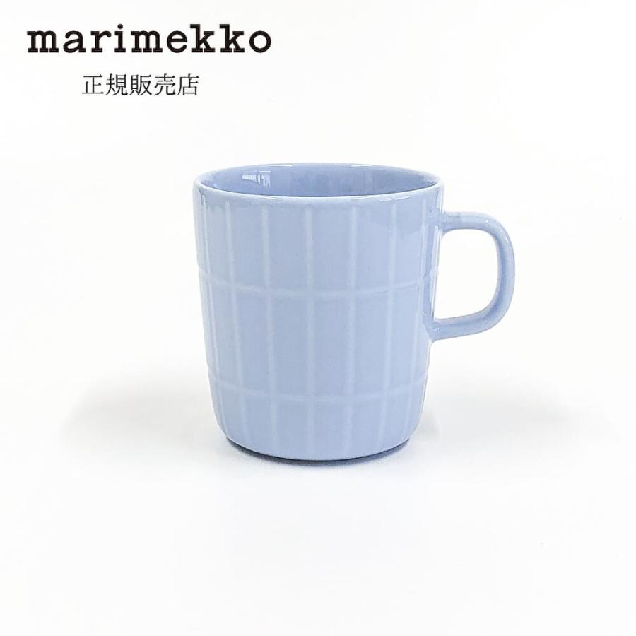 マリメッコ【marimekko】Tiiliskivi　マグカップ　プレート　水色 マリメッコ【marimekko】Tiiliskivi マグカップ プレート 水色