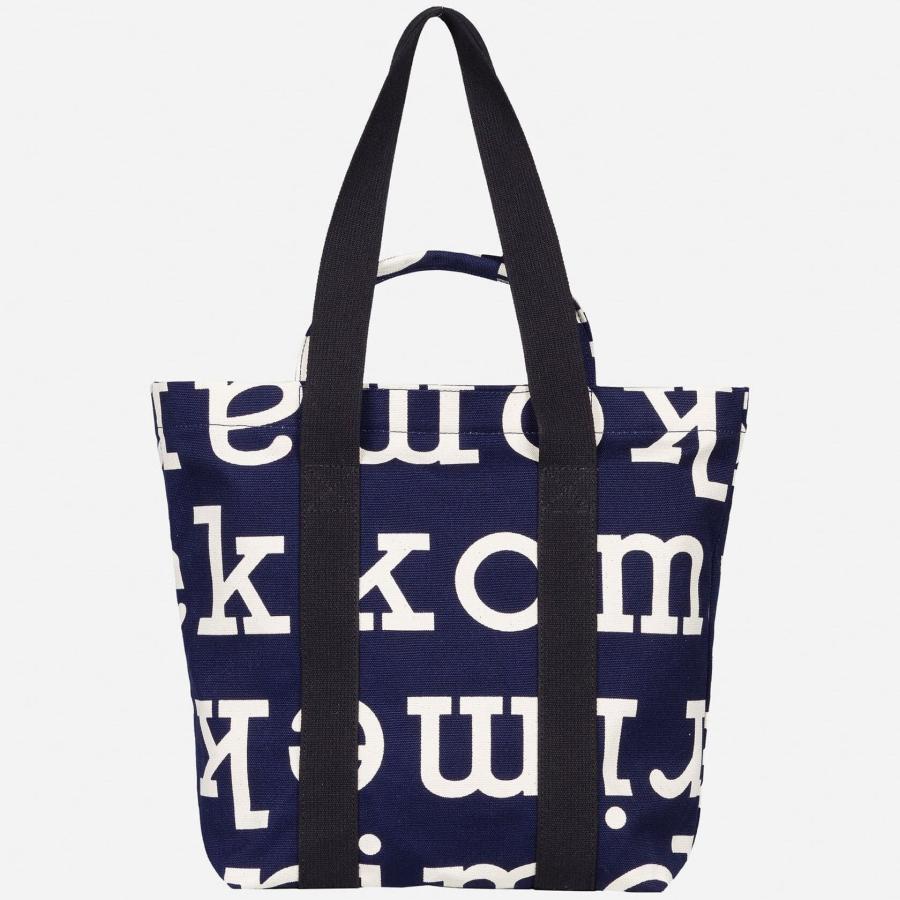 美品✨マリメッコ Mono Mini Citybag Logo トートバッグ marimekko（マリメッコ） 日本限定 トートバッグ ロゴ ネイビー